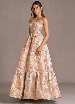 Vestido Rosado Largo Ylina image5