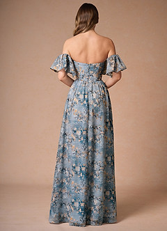 Maxi jurk Ivy Poederblauw image2