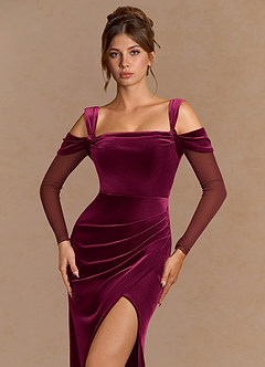 Taliyah Wine Maxi Dress image4