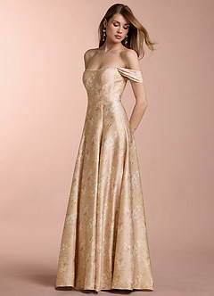 Ania Blush Garden Print Gown image6