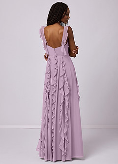 Barbie ♥ Azazie Bridesmaid Dresses Wisteria A-Line with Pockets Chiffon Dress image2