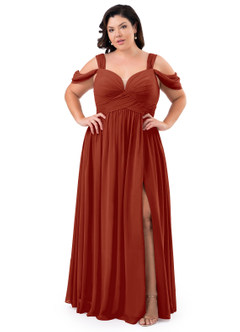 vermillion bridesmaid dresses