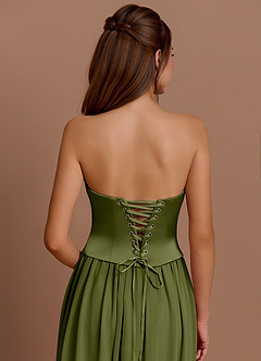 Maxi jurk Cadence Olijf image6