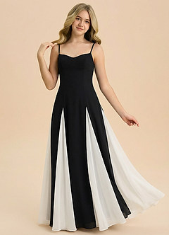 Azazie Jessenia Junior Formal Klä av A-Line i Stretch crepe Älskling Halsringning image1