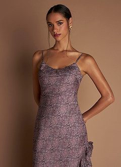 Maxi jurk Jazlyn Mauve Paisley image3