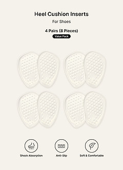 front 4 Pairs Invisible Gel Foot Cushions