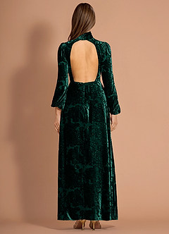 Brisella Black Emerald Maxi Dress image2