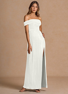 Robe Longue Blanc Isolde image3