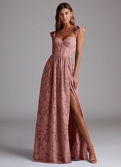 Candice Light Pink Corset Maxi Dress image3