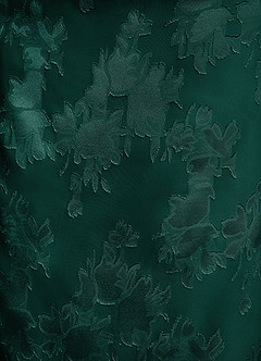 Azazie Anaheim Klänningar till brudens mor Klä Tubklänning i Blommig Utbrändhet Plisserad Tallgrön image7