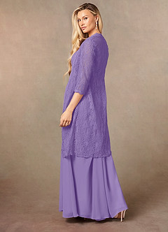 front Azazie Cho Lace Wrap