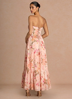 Liorah Abstract Bouquet Floral Maxi Dress image2