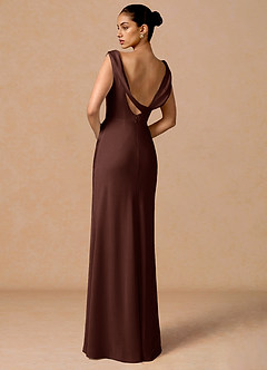 Vestido Moca Coco Largo Evarine image2