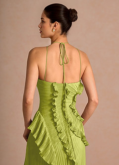 Hatsu Lemon Green Maxi Dress image6