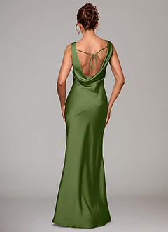Azazie Rylina Bridesmaid Dresses Juniper Mermaid Stretch Satin Dress image5