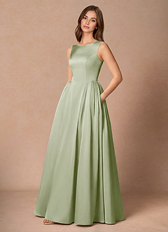 Casey Verde Chiaro Maxi vestito image5