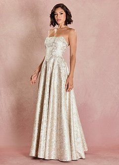 Cynda French Cream Maxi Dress image7