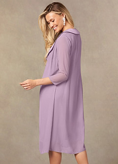 front Azazie Miriam Chiffon Wrap