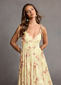 Harmony Light Yellow Maxi Dress image6