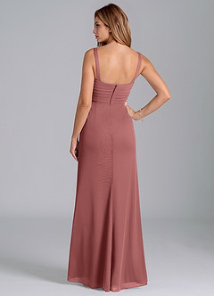 Azazie Micky Brudtärnklänningar Klänning av A-Linje i Maska Plisserad Ametist image6