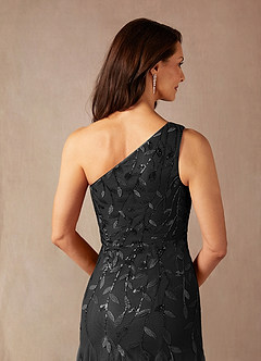 Azazie Backley Mother of the Bride Dresses Black Mermaid Sequins Dress image9
