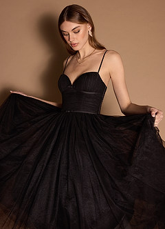 Vestido Negro Midi Andorra image3