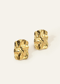 18K Gold Plated Stainless Steel Geometric Earrings