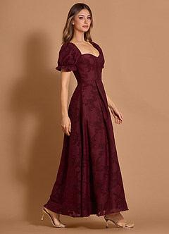 Lanthe Wine Maxi Dress image3