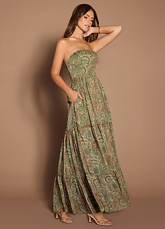 Jarah Sage Paisley Maxi Dress image7