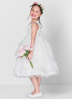 Azazie Redondo Flower Girl Klänningar Klänning Balklänning i Tyll Broderad image2
