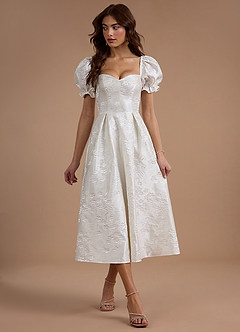 Charly Ivory Pearl Midi Dress image4