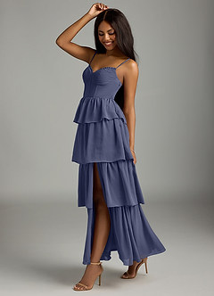 Azazie Kaiden Bridesmaid Dresses Stormy A-Line Sweetheart Neckline Chiffon Dress image4