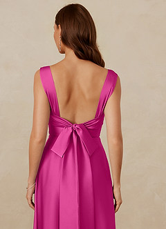 Christian Siriano Bridal for Azazie 1001 Bridesmaid Dresses Fuchsia A-Line Sweetheart Neckline Stretch Satin Dress image8