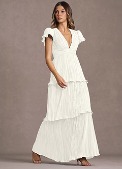 Maxi jurk Talira Wit image6