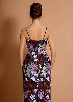 Galira Red And Pink Floral Maxi Dress image6