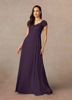 Macys Prom Dresses Macy's Purple Lace Dress Azazie Macy Plum A-Line V-Neck  Sequin Lace Lace Dress Ready To
