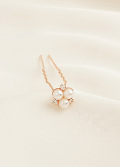 front Minimale Pearl Cluster haarspelden