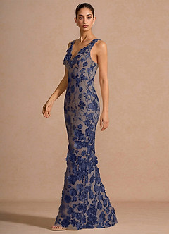 Cireth Navy Maxi Dress image3