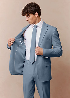 front James Bleu Poussiéreux veste de costume