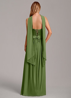 Azazie Cadence Bridesmaid Dresses Juniper A-Line Corset Stretch Satin Convertible Dress image4