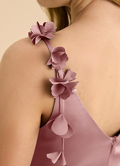 Azazie Gumdrop Junior Klä av Imperium i Stretch Satin Plisserad image8