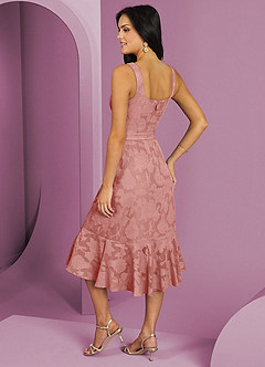 Barbie ♥ Azazie Abiti da Damigella Abito A-Line in Burnout Floreale Con Tasche Rosetta image2