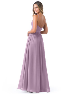 Azazie Alia Bridesmaid Dresses A-Line Pleated Chiffon Floor-Length Dress image5