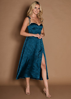 Vestido Marina Negra Midi Cassien image4