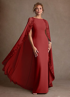 Azazie Artemisia Suknie dla Matki Panny Młodej Osłona Koronka Szyfon Długość podłogi Sukienka image5