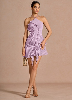 Hatsu Frosted Lilac Mini Dress image3
