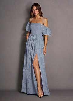 Maxi jurk Kallista Poederblauw image6