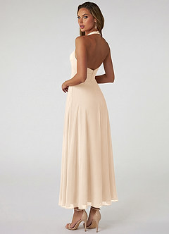 Azazie Tessie Suknie dla druhen Linia A Pofałdowany Szyfon Długość kostki Sukienka image2