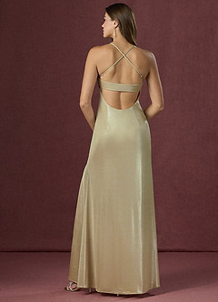 Lizzie Taupe Maxi Dress image2