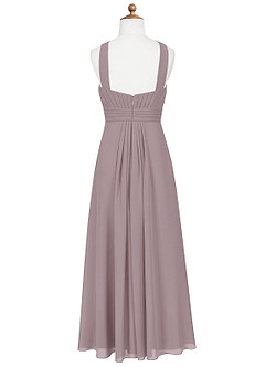 Azazie Anthea Junior Dusk Pleated Chiffon Dress image7